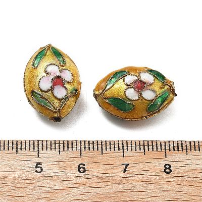 Handmade Cloisonne Beads CLB-Q002-08E-1