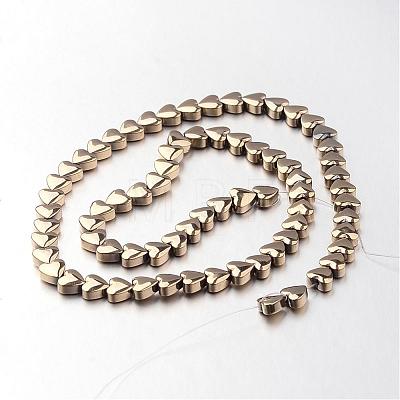 Electroplate Non-magnetic Synthetic Hematite Bead Strands G-F300-22A-06-1
