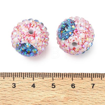 Spooky Printed Transparent Acrylic Beads AC-CBA4D01-01C-1