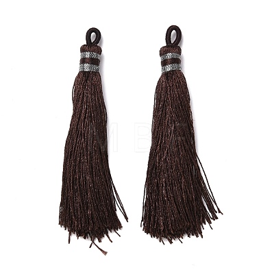 Nylon Tassel Big Pendants FIND-Z002-01C-1