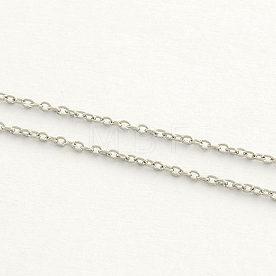 Tarnish Resistant 304 Stainless Steel Cable Chains X-CHS-Q001-12-100m-1