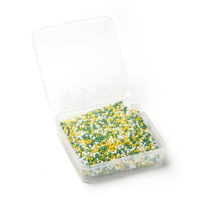 6500Pcs 300G 3 Colors Glass Seed Beads SEED-LS0001-06-1