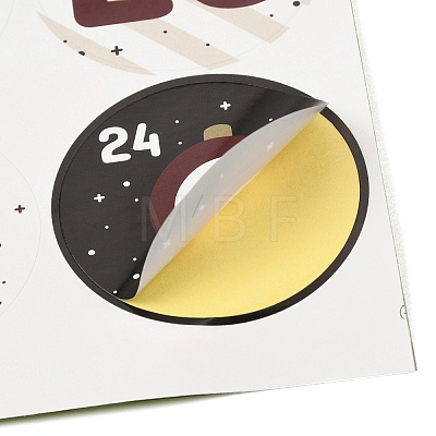 Christmas Advent Calendar Stickers DIY-L050-A08-1