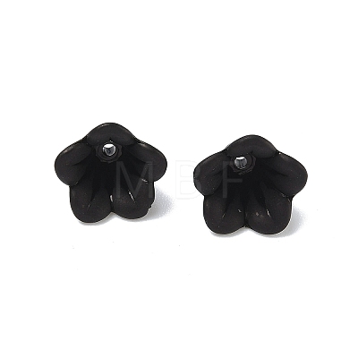 Frosted Flower Acrylic Beads FACR-5332-12A-1