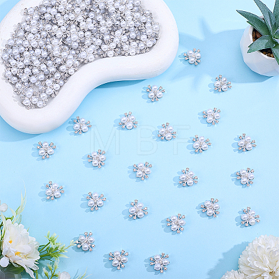 120Pcs Alloy Resin Cabochons ALRI-ME0001-04P-1