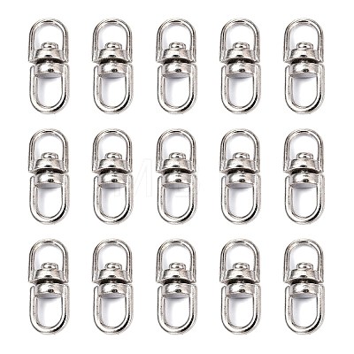 Alloy Double Eye Swivel Clasps LS-PALLOY-E385-14P-1