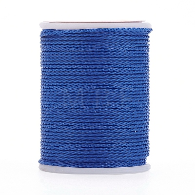 Round Waxed Polyester Cord X-YC-G006-01-1.0mm-08-1