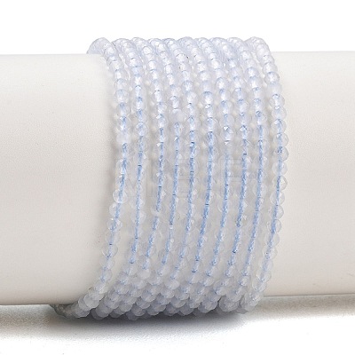 Natural Blue Lace Agate Beads Strands G-K185-04-1