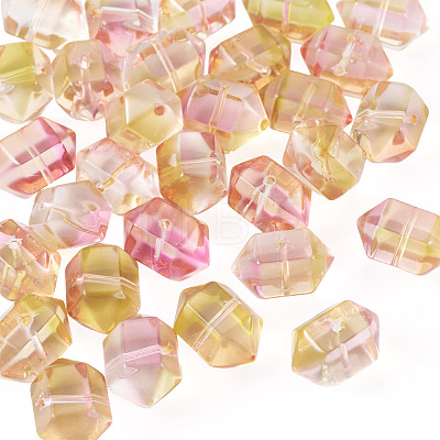 30Pcs Transparent Handmade Lampwork Beads LAMP-TADJ0001-12H-1