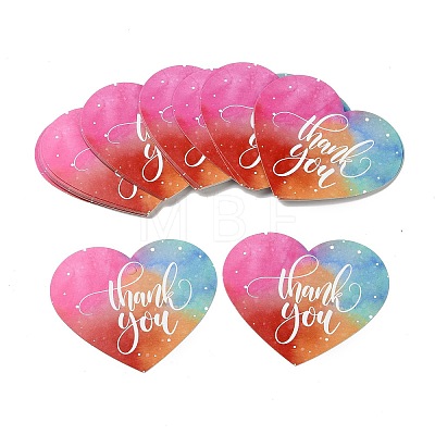 Coated Paper Thank You Greeting Card DIY-C070-01B-1