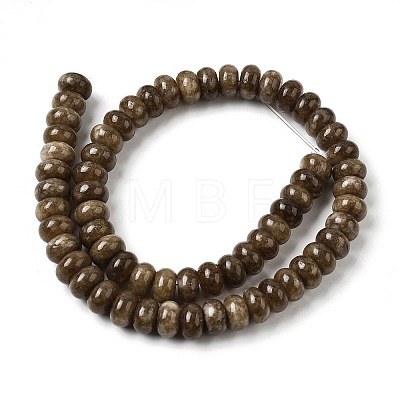 Dyed Natural White Jade Beads Strands G-G107-A33-01-1
