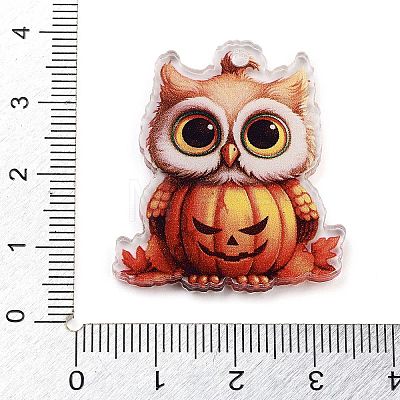 Halloween Printed Acrylic Pendants MACR-M048-05A-1