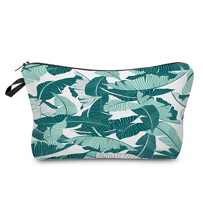 Leaf Pattern Polyester Waterpoof Makeup Storage Bag PW-WG6F8DA-02-1