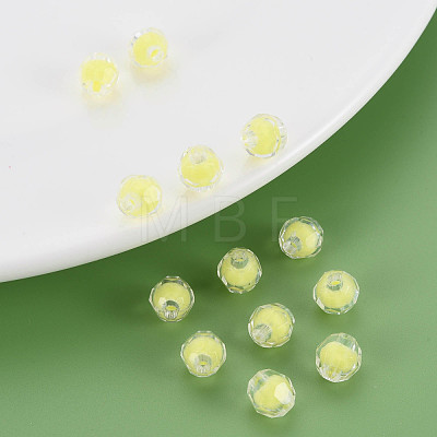 Transparent Acrylic Beads TACR-S152-17A-SS2105-1