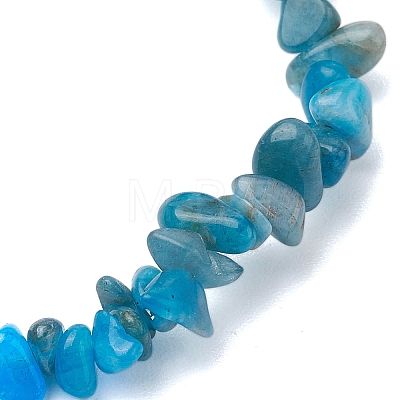 Natural Apatite Beads Kids Bracelets BJEW-JB10611-04-1