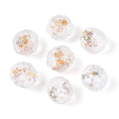 Handmade Foil Glass Beads FOIL-N029-10H-1
