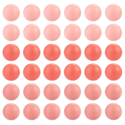 45Pcs 3 Colors Round Silicone Focal Beads SIL-TAD0001-01H-1