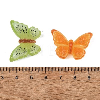 Opaque Resin Cabochons RESI-C078-02-1