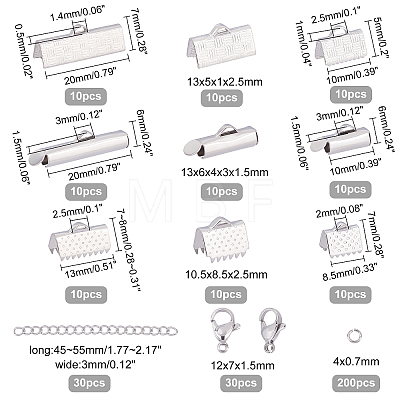 CHGCRAFT DIY Jewelry Making Finding Kit DIY-CA0003-41-1