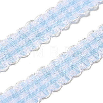 10 Yards Flat Polycotton(Polyester Cotton) Ribbon OCOR-TAC0030-01F-1