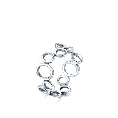 Oval Ring 925 Sterling Silver Finger Rings for Women FS-WGC6322-05-1
