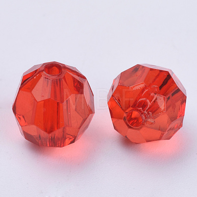 Transparent Acrylic Beads TACR-Q257-6mm-V12-1