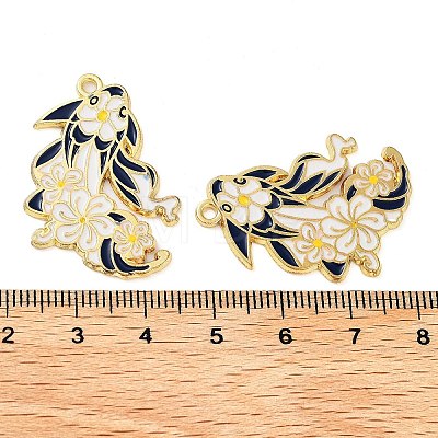 Rack Plating Alloy Enamel Pendants FIND-Q099-03B-03-1