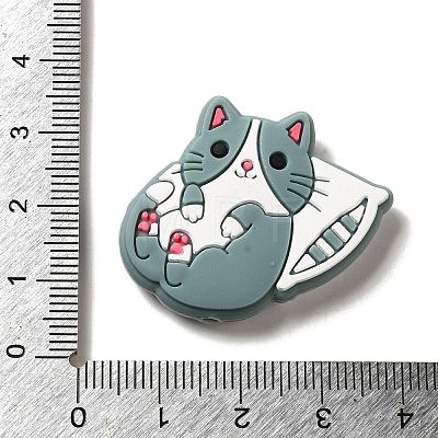 Cat Silicone Focal Beads SIL-P007-D06-1