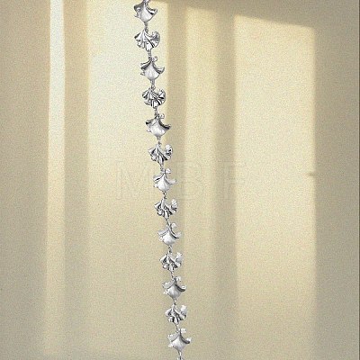 Brass Micro Pave Clear Cubic Zirconia Link Chain Bracelets for Women WG3120E-01-1