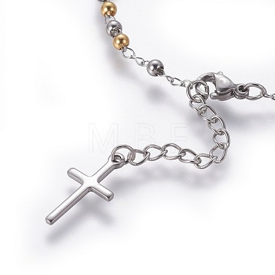 304 Stainless Steel Charm Bracelets BJEW-P258-16-1