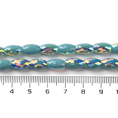 AB Color Plated Electroplate Beads Strands EGLA-H104-03F-1