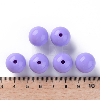 Opaque Acrylic Beads MACR-S370-C16mm-31-1