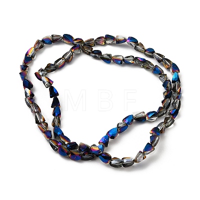 Electroplate Glass Beads Strands EGLA-I017-02-HP04-1