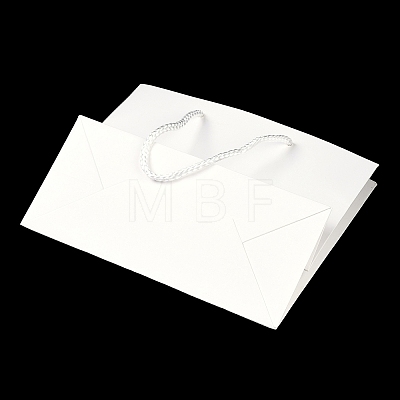 Rectangle Paper Bags with Rope Handles CARB-L011-02B-06-1