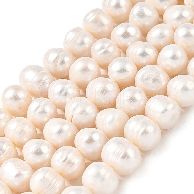 Natural Cultured Freshwater Pearl Beads Strands PEAR-I007-07U-02-1