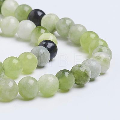 Natural Qinghua Jade Beads Strands G-G818-01-6mm-1