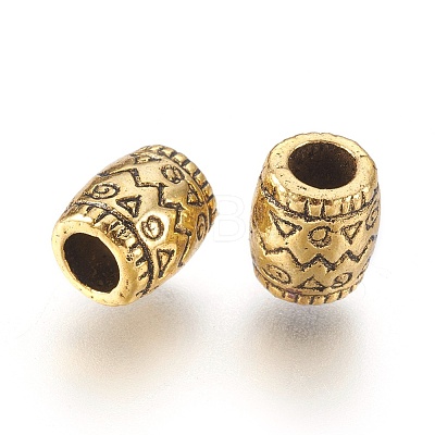 Antique Golden Tibetan Style Spacer Beads LS-GLF0756Y-1