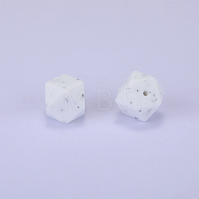 Hexagonal Silicone Beads SI-JX0020A-64-1