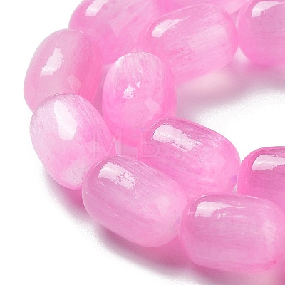 Natural Selenite Beads Strands G-F750-1