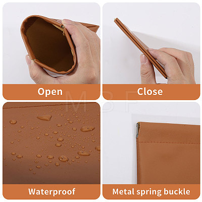 4Pcs 2 Styles Imitation Leather Shrapnel Change Purse ABAG-GL0001-14C-1