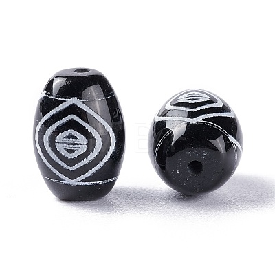 Tibetan Style dZi Beads TDZI-Z001-11-1