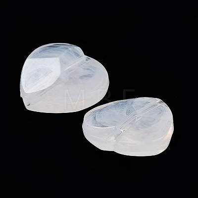 Transparent Acrylic Imitation Shell Beads OACR-P018-01-1