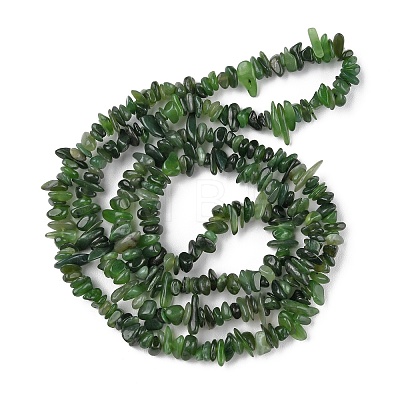 Natural Jade Beads Strands X-G-G0003-B37-1