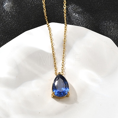 304 Stainless Steel Necklaces NJEW-R022-01G-09-1