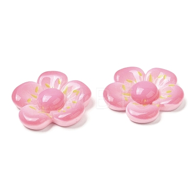 Opaque Resin Cabochons RESI-G072-04C-1
