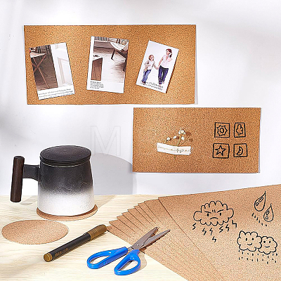 Self-Adhesive Cork Sheets DIY-BC0011-86-1