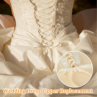 Bridal Dress Zipper Replacement AJEW-WH0348-97A-02-1