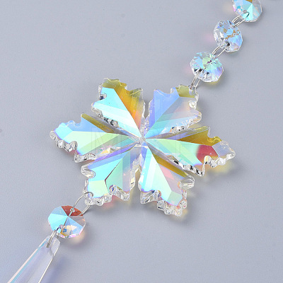 Crystals Chandelier Suncatchers Prisms AJEW-G025-B01-1