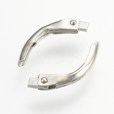 925 Sterling Silver Earring Findings X-STER-K037-020-1