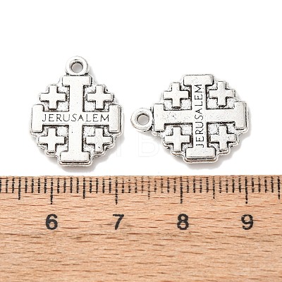 Tibetan Style Alloy Pendants FIND-G105-01AS-1